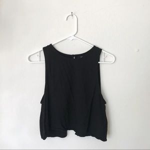 UO Black Crop Top